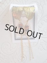 画像: 真鍮フェザー大人のイヤリング